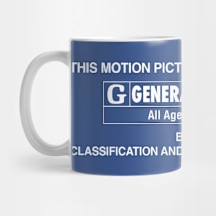 Motion Picture Rating G Mug